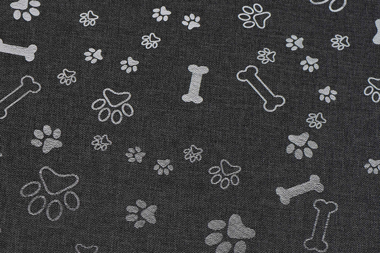 PU Coated 600D 68T ไอออนบวกพร้อมพิมพ์เงิน